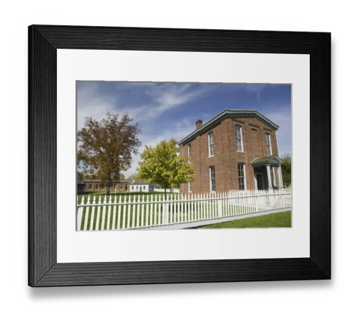 Framed Print : USA, Michigan, Detroit: The Henry Ford Museum  /  Greenfield Village, Thomas Edison s