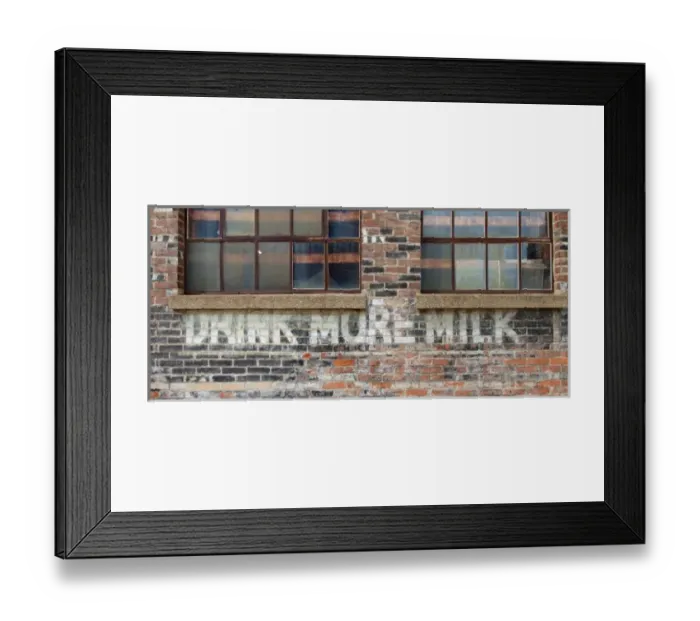 Framed Print : IA, Dubuque, Millwork District, old sign Framed Print : IA, Dubuque, Millwork District, old sign