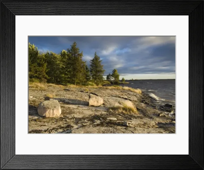 Framed Print : Sunset from Rainy Lake Group Campsite, Rainy Lake, Voyageurs National Park, Minnesota Framed Print : Sunset from Rainy Lake Group Campsite, Rainy Lake, Voyageurs National Park, Minnesota