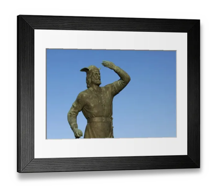 Framed Print : USA, Minnesota, Duluth, Leif Erikson Statue Framed Print : USA, Minnesota, Duluth, Leif Erikson Statue
