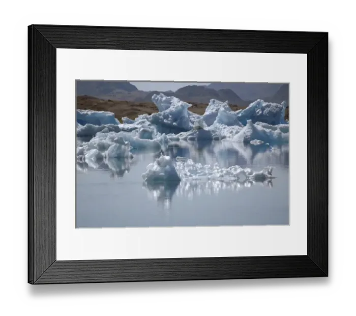 Framed Print : The beauty of icebergs, Narsaq, Greenland