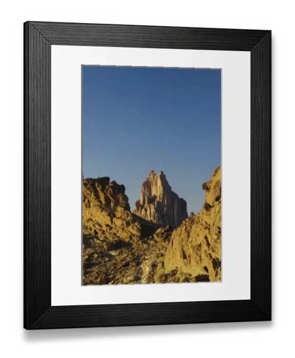 Framed Print : Shiprock at sunset Volcanic Plug, Shiprock, New Mexico, USA, September Framed Print : Shiprock at sunset Volcanic Plug, Shiprock, New Mexico, USA, September