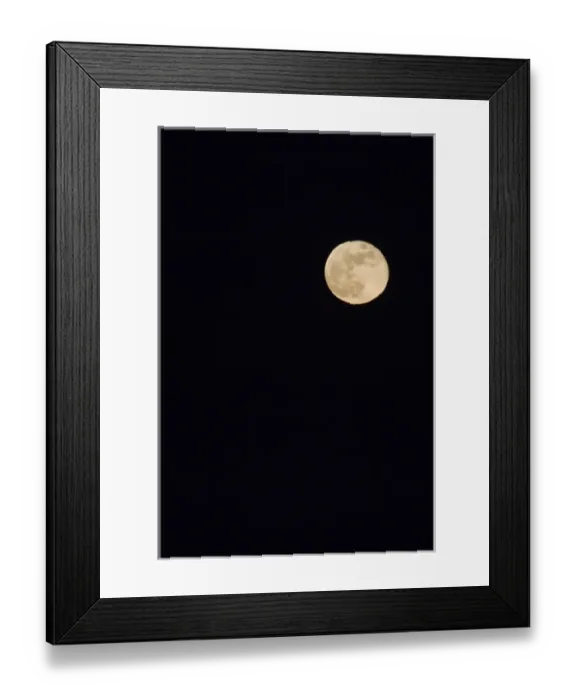 Framed Print : Full Moon