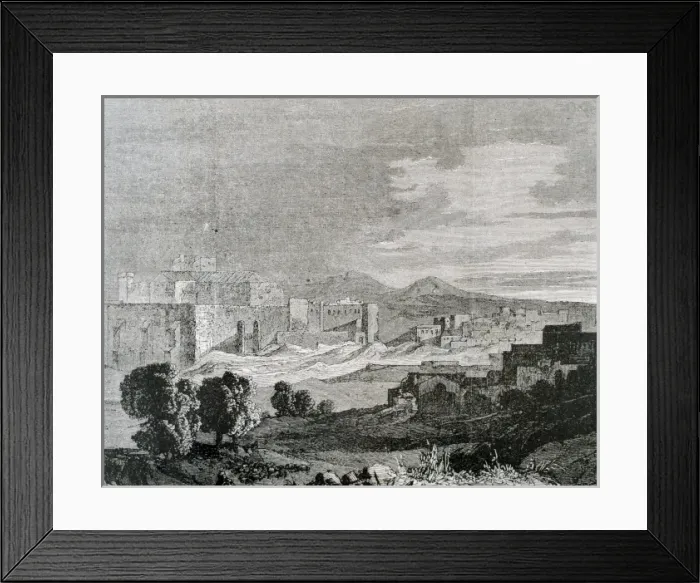 Framed Print : History of the New Testament. Bethlehem. Ancient city of Judea, home of David Framed Print : History of the New Testament. Bethlehem. Ancient city of Judea, home of David