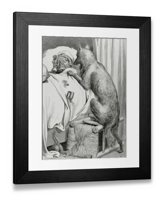 Framed Print : Perrault, Charles (Paris 1628-Paris, 1703). French writer. Little Red Riding Hood Framed Print : Perrault, Charles (Paris 1628-Paris, 1703). French writer. Little Red Riding Hood