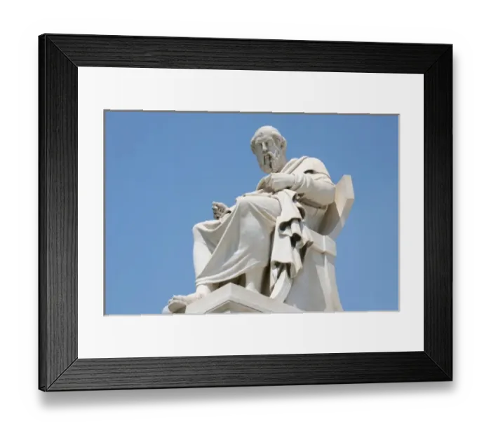 Framed Print : Aristotle (384-322 BC). Classical Greek Philosopher. A student of Plato and teacher
