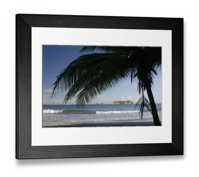 Framed Print : Beach with islands palmtree, Manuel Antonio, Central Pacific Coast, Costa Rica, Central America Framed Print : Beach with islands palmtree, Manuel Antonio, Central Pacific Coast, Costa Rica, Central America