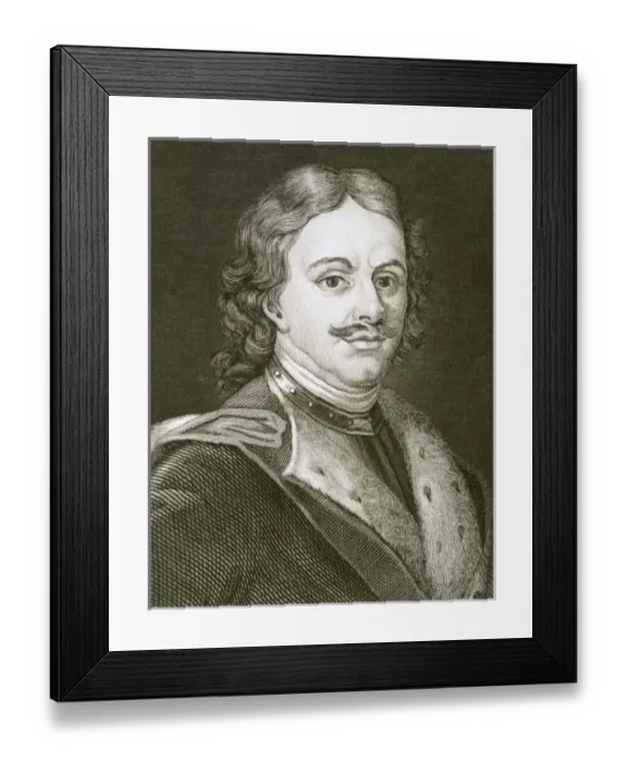 Framed Print : Historic. Peter I Alexeievitch the Great (1672-1725)