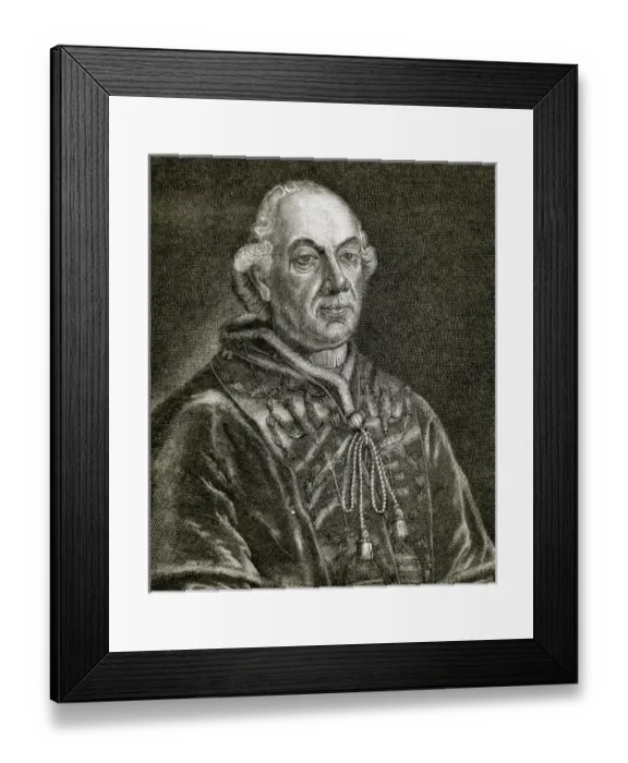 Framed Print : Pius VI (Cesena, 1717-Valence, 1799). Italian pope, named Giannangelo Braschi. Elected in 1775 Framed Print : Pius VI (Cesena, 1717-Valence, 1799). Italian pope, named Giannangelo Braschi. Elected in 1775