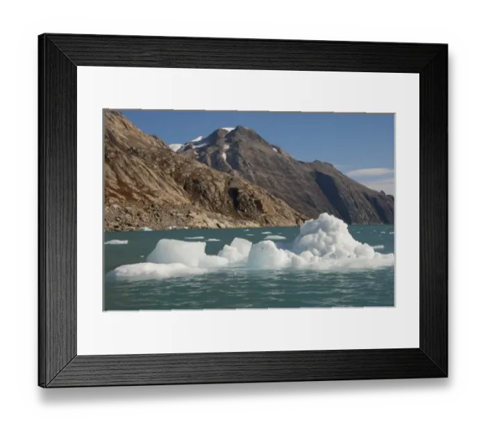 Framed Print : Greenland, Southeast coast, Skjoldungen Fjord. Thryms Glacier area, glacier icebergs Framed Print : Greenland, Southeast coast, Skjoldungen Fjord. Thryms Glacier area, glacier icebergs