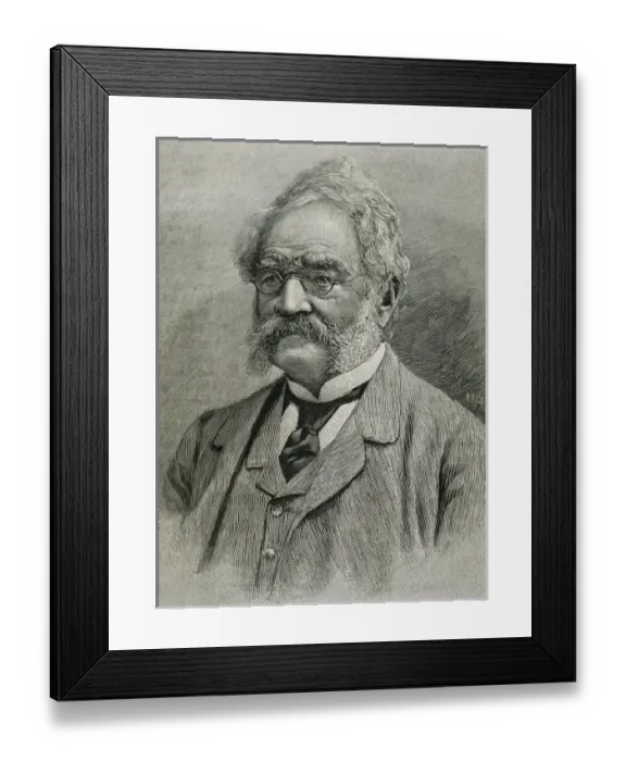 Framed Print : Siemens, Werner von (Lenthe, 1816-Charlottenburg, 1892). German engineer. Nineteenth-century Framed Print : Siemens, Werner von (Lenthe, 1816-Charlottenburg, 1892). German engineer. Nineteenth-century