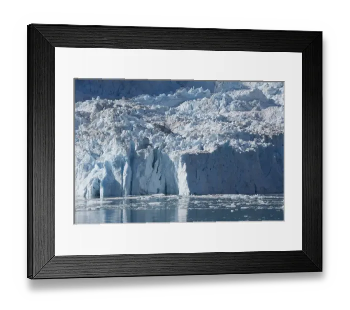 Framed Print : Greenland, Southeast coast, Skjoldungen Fjord. Remote Greenlandic glacier Framed Print : Greenland, Southeast coast, Skjoldungen Fjord. Remote Greenlandic glacier