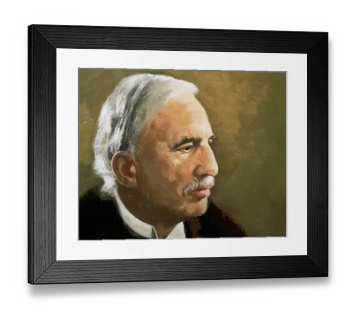 Framed Print : Rutherford, Ernest (Nelson, New Zealand, 1871-Cambridge, 1937). English physicist Framed Print : Rutherford, Ernest (Nelson, New Zealand, 1871-Cambridge, 1937). English physicist