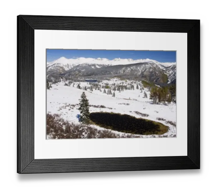 Framed Print : Early Snow at Molas Divide, Silverton, Rocky Mountains, Colorado, USA