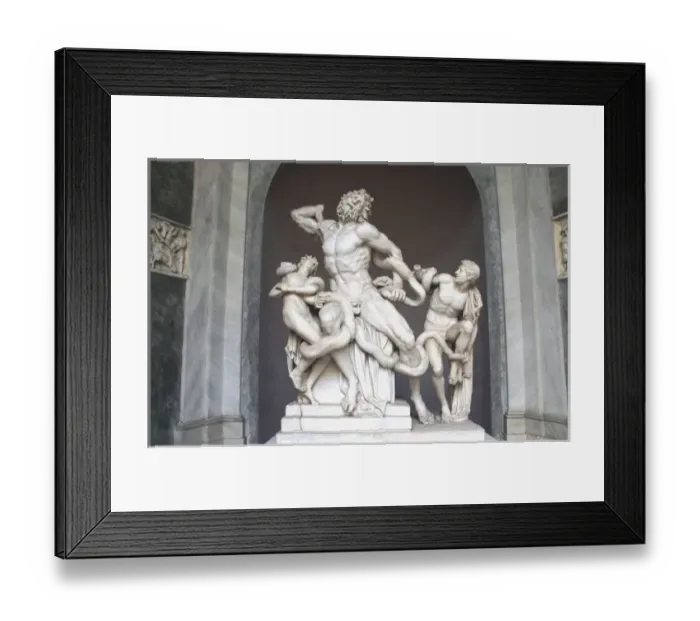 Framed Print : Art Greek. Hellenistic. Statue of Lacoon and his sons (Antiphates and Thymbraeus) Framed Print : Art Greek. Hellenistic. Statue of Lacoon and his sons (Antiphates and Thymbraeus)