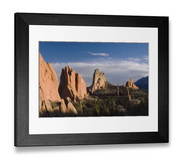 Framed Print : Rock formation, Garden of The Gods National Landmark, Colorado Springs, Colorado Framed Print : Rock formation, Garden of The Gods National Landmark, Colorado Springs, Colorado