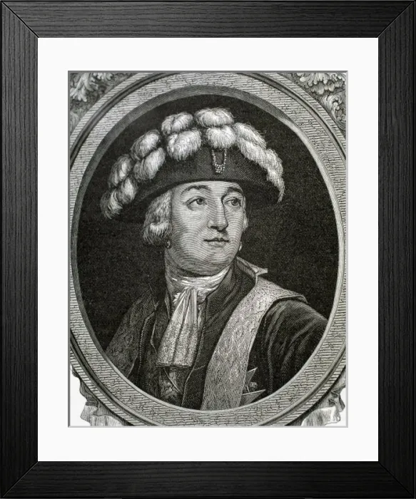 Framed Print : Louis Philippe Joseph Orleans, Duke of Montpensier and Orleans (1747-1793), called