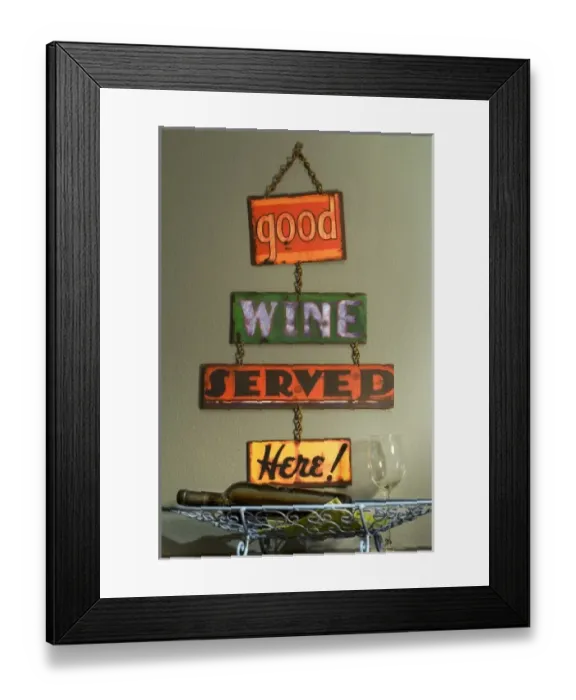 Framed Print : Many tasting rooms have interesting items for sale along with their wines Framed Print : Many tasting rooms have interesting items for sale along with their wines