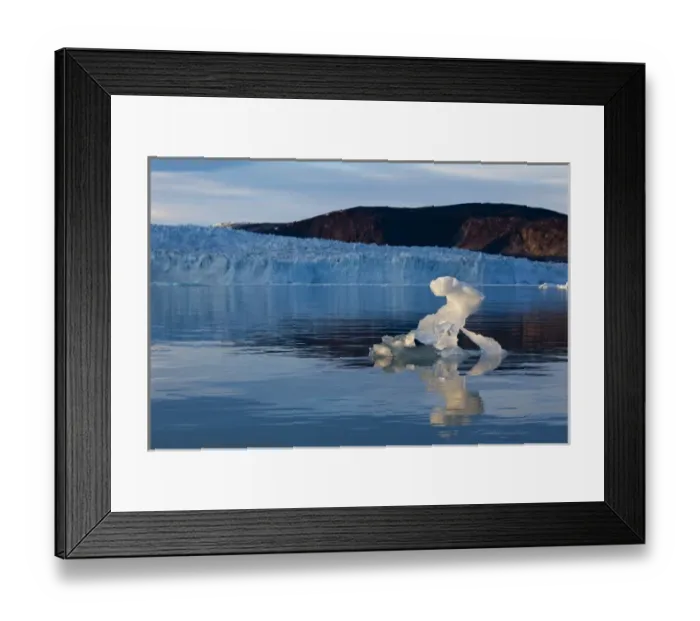 Framed Print : Greenland, Ilulissat, Setting midnight sun lights small iceberg floating near Eqip Framed Print : Greenland, Ilulissat, Setting midnight sun lights small iceberg floating near Eqip