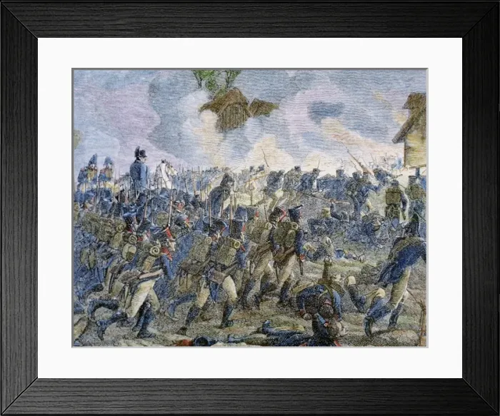 Framed Print : Napoleonic Wars (1796-1815). Battle of the Rothiere (1814-02-01). Napoleon