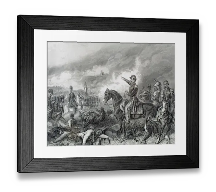 Framed Print : Second Italian war of Independence. Napoleon III in the Battle of Solferino. (June 24, 1859) Framed Print : Second Italian war of Independence. Napoleon III in the Battle of Solferino. (June 24, 1859)