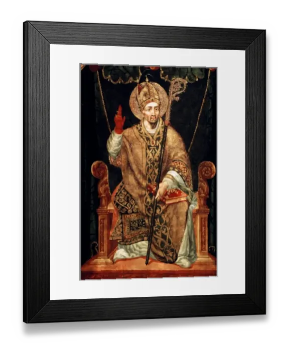 Framed Print : Maestro del Rosario. Painter active in Catalonia in the first half of XVI century Framed Print : Maestro del Rosario. Painter active in Catalonia in the first half of XVI century