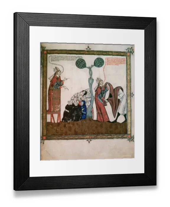Framed Print : Llull, Ramon (1233-1315 or 1316). Majorcan writer, philosopher. Conversion of Ramon Llull Framed Print : Llull, Ramon (1233-1315 or 1316). Majorcan writer, philosopher. Conversion of Ramon Llull