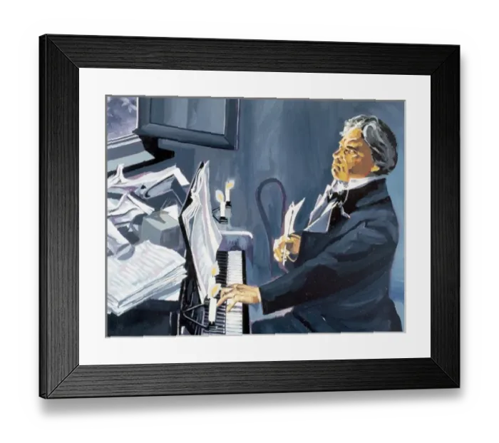 Framed Print : Beethoven, Ludwig van (Bonn, 1770-Viena, 1827). German composer Framed Print : Beethoven, Ludwig van (Bonn, 1770-Viena, 1827). German composer