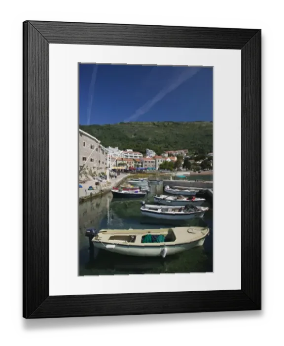 Framed Print : Montenegro, Petrovac. Harbor View Framed Print : Montenegro, Petrovac. Harbor View