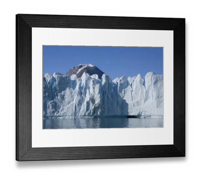 Framed Print : Greenland, Southeast coast, Skjoldungen Fjord. Thryms Glacier Framed Print : Greenland, Southeast coast, Skjoldungen Fjord. Thryms Glacier
