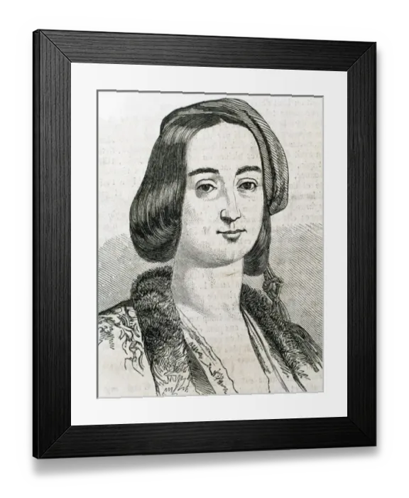 Framed Print : Amalia of Oldenburg. Duchess of Oldenburg (1818-1875). Queen Consort, wife of Otto I of Greece Framed Print : Amalia of Oldenburg. Duchess of Oldenburg (1818-1875). Queen Consort, wife of Otto I of Greece