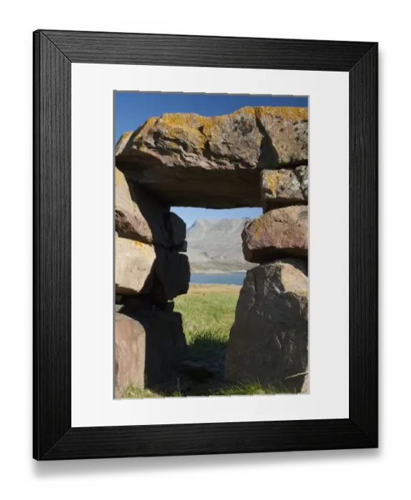 Framed Print : Greenland, Igaliku (aka Igaliko). Ruins of Gardar, once the religious heart of 12th c Framed Print : Greenland, Igaliku (aka Igaliko). Ruins of Gardar, once the religious heart of 12th c