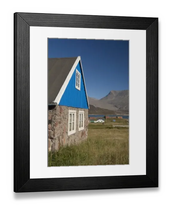 Framed Print : Greenland, Igaliku (aka Igaliko), Igaliku Fjord. Small settlement with population of about 55 Framed Print : Greenland, Igaliku (aka Igaliko), Igaliku Fjord. Small settlement with population of about 55