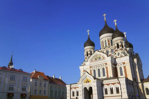 18th century Alexandr Nevsky Cathedral in Tallinn, Estonia