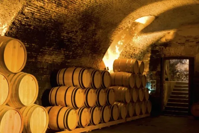 Framed Print : 19th Century Wine Cellar, Juanico Winery, Uruguays largest and most award-winning