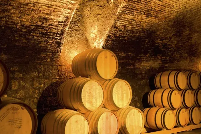 Framed Print : 19th Century Wine Cellar, Juanico Winery, Uruguays largest and most award-winning