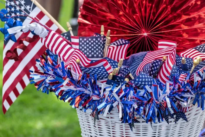 Framed Print : 4th of July decorations Framed Print : 4th of July decorations