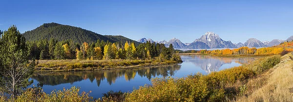 67545-08810 Oxbow Bend in fall, Grand Teton National Park, WY