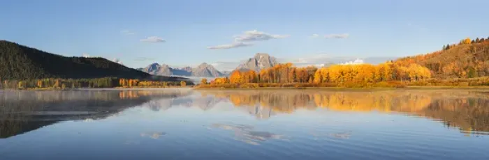 Framed Print : 67545-08902 Sunrise at Oxbow Bend in fall, Grand Teton National Park, WY