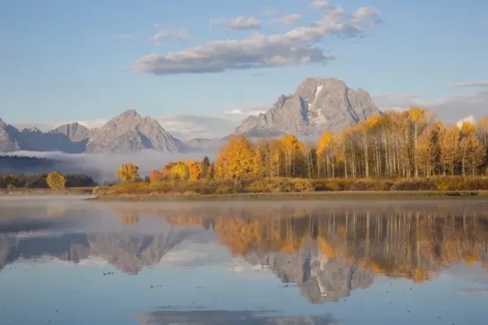Framed Print : 67545-09307 Sunrise at Oxbow Bend in fall; Grand Teton National Park; WY Framed Print : 67545-09307 Sunrise at Oxbow Bend in fall; Grand Teton National Park; WY