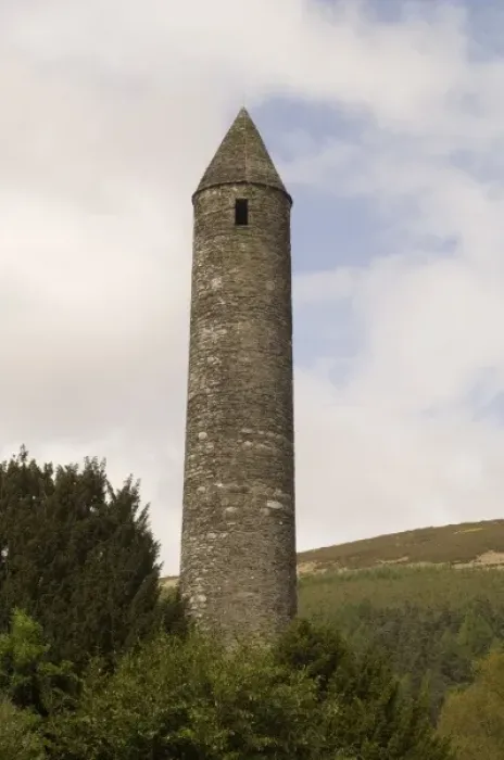 Framed Print : 6th Century Saint Kevin monastery, Glendalough, County Wicklow, Ireland