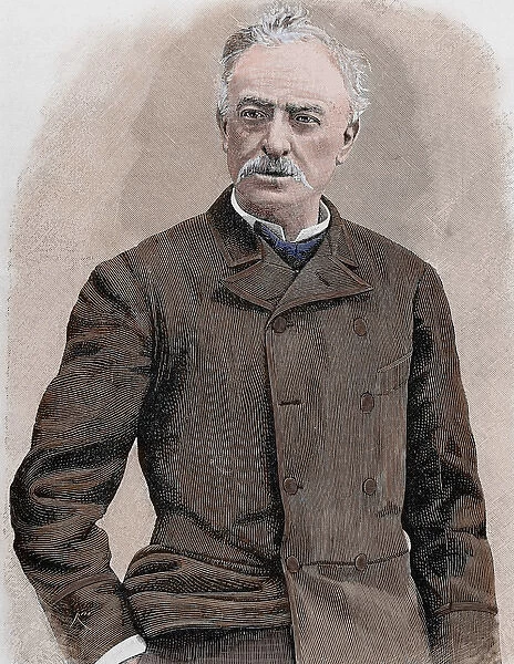 ABASCAL Carredano, Jose (Pontones, 1829-Madrid, 1890). Spanish politician and philanthropist