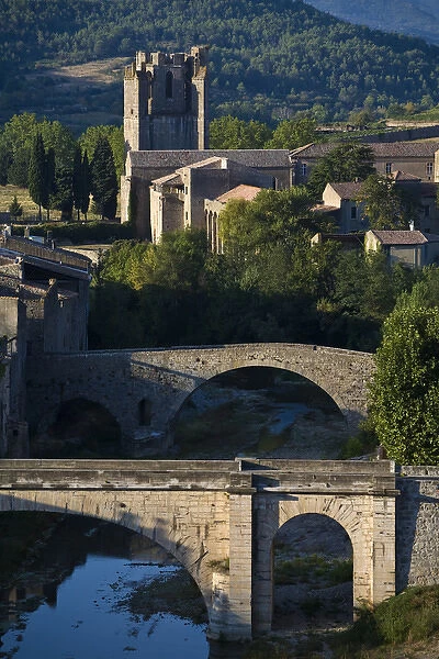 Abbaye Ste Marie d Obieu, Lagrasse, Aude, Longuedoc, France