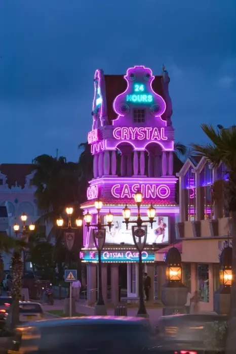 Framed Print : ABC Islands - ARUBA - Oranjestad: Sign for the Crystal Casino on LG Smith Boulevard Framed Print : ABC Islands - ARUBA - Oranjestad: Sign for the Crystal Casino on LG Smith Boulevard
