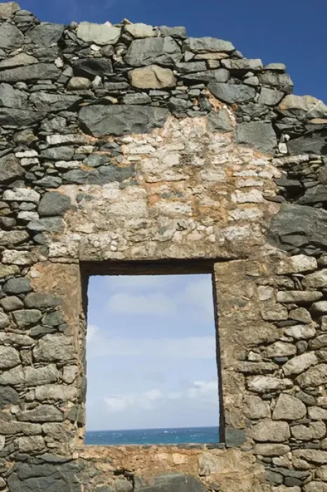 Framed Print : ABC Islands - ARUBA - Paradera: Ruins of the Old Gold Mine Framed Print : ABC Islands - ARUBA - Paradera: Ruins of the Old Gold Mine