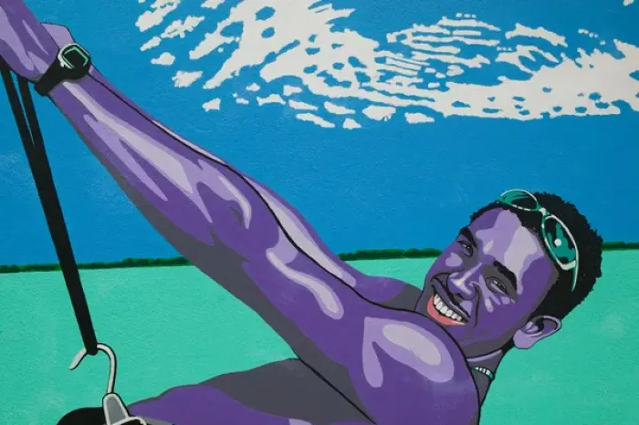 Framed Print : ABC Islands - BONAIRE - Kralendijk: Detail of Bonaire Citizens Mural Cultimara Supermarket Framed Print : ABC Islands - BONAIRE - Kralendijk: Detail of Bonaire Citizens Mural Cultimara Supermarket
