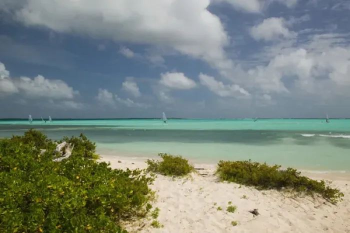 Framed Print : ABC Islands - BONAIRE - Sorobon Beach: Windsurfing on Lac Bay & Sorobon Beach NR