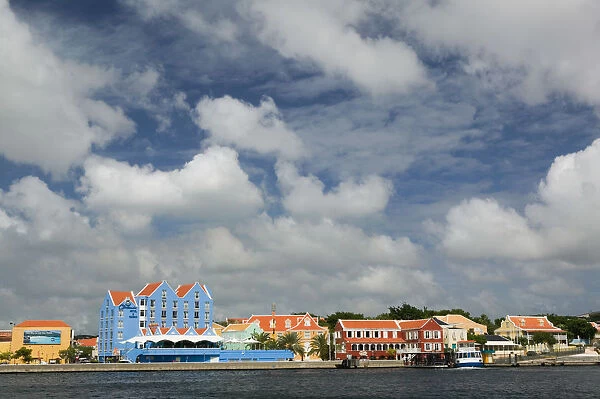 ABC Islands - CURACAO - Willemstad: View of Otrobanda along Sint Annabaai Harbor
