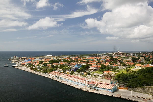 ABC Islands - CURACAO - Willemstad: Aerial View of Otrobanda  /  Daytime