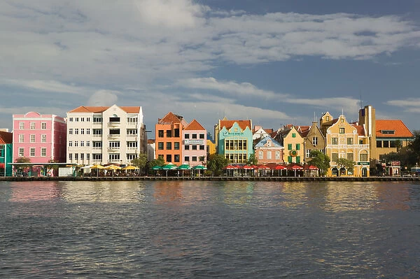 ABC Islands - CURACAO - Willemstad: Harborfront Buildings of Punda